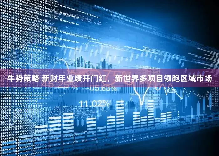 牛势策略 新财年业绩开门红，新世界多项目领跑区域市场